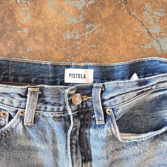Pistola Kylee Jean Shorts in Playdate Wash Size 25 High Rise Cut Offs Distressed - Picture 3 of 9
